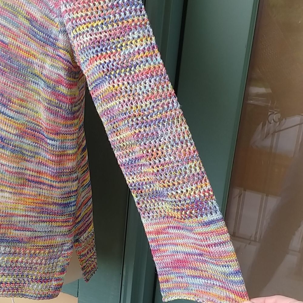 JohnPaulRichard Colorful Crochet Sweater - Picture 3 of 8